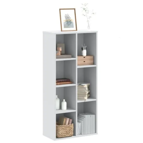 Regał, biały, 50x25x105 cm, materiał drewnopochodny Lumarko! - Hurtownia wielobranżowa Lumarko Do wyczerpania zapasów